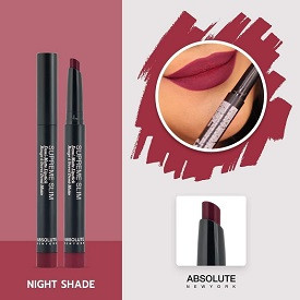 Absolute New York Supreme Slim Demi Matte Lipstick - MLSS60 Night Shade