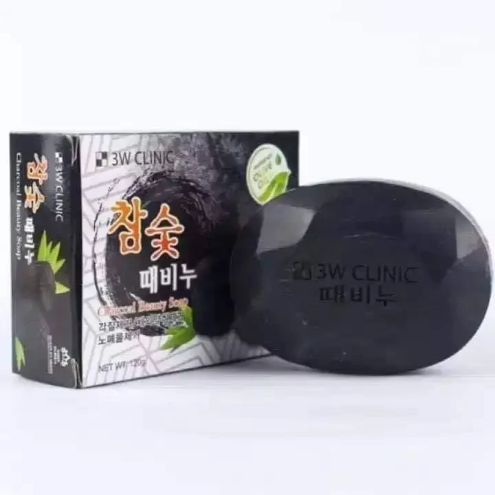 3W Clinic Charcoal Beauty Soap