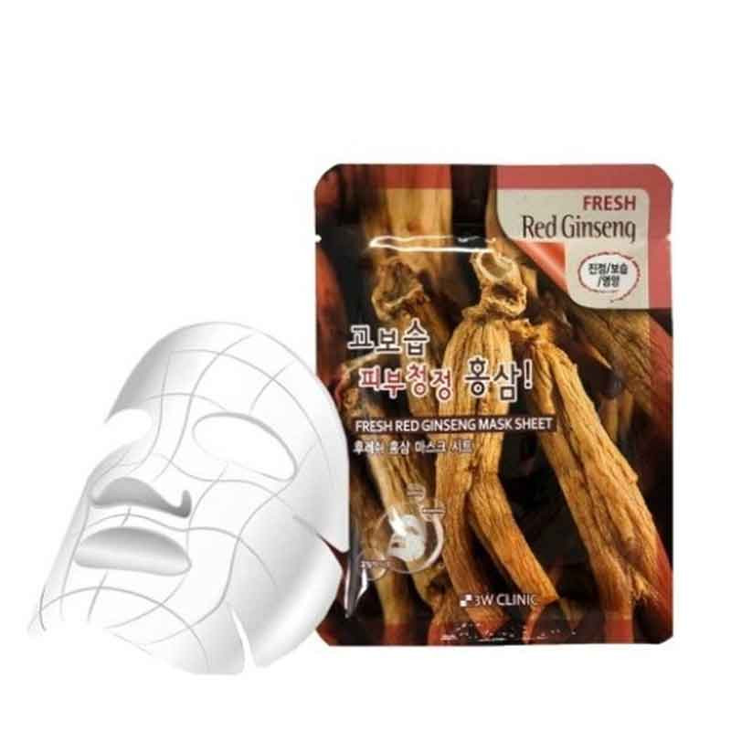 3W Clinic Red Ginseng Sheet Mask