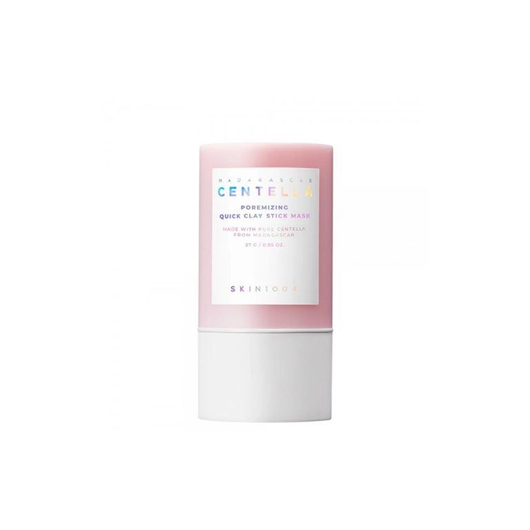 SKIN1004 Madagascar Centella Poremizing Quick Clay Stick Mask 27g, portable clay mask for pore care.
