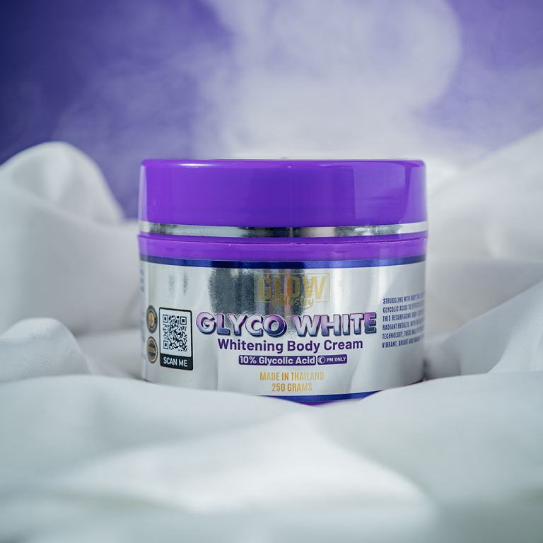 Glyco White Body Cream 250g jar packaging