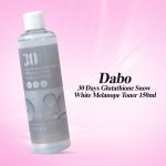 DABO 30 Days Glutathione Snow White Melanope Toner 150ml bottle packaging