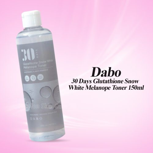 DABO 30 Days Glutathione Snow White Melanope Toner 150ml bottle packaging