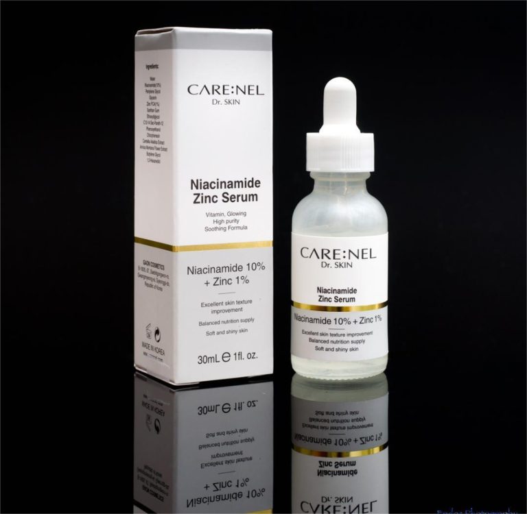 Care:Nel Niacinamide Zinc Serum 30ml bottle packaging