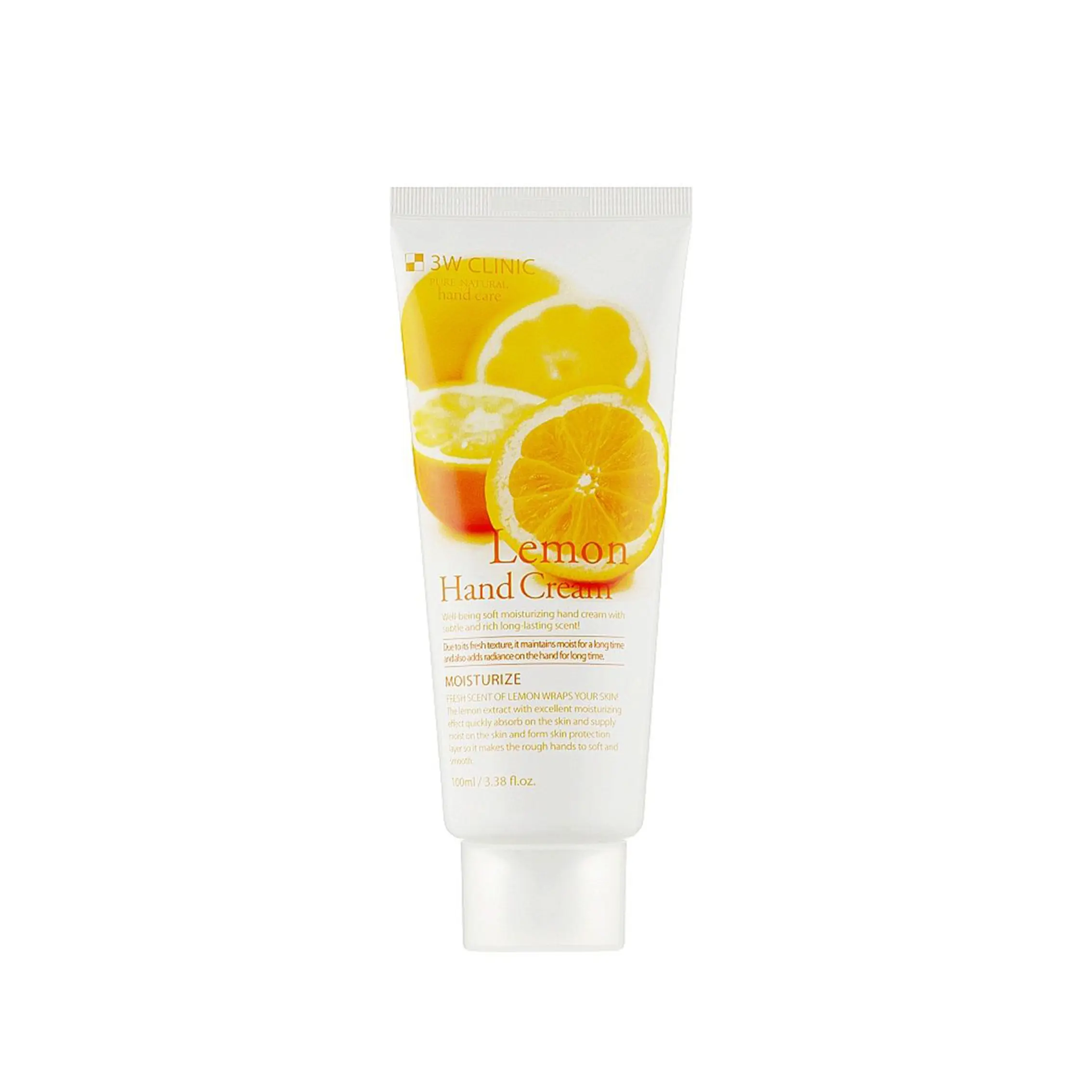 3W-Clinic-Lemon-Hand-Cream-100ml-BBQueen16 3W Clinic Lemon Hand Cream 100ml original yellow tube packaging
