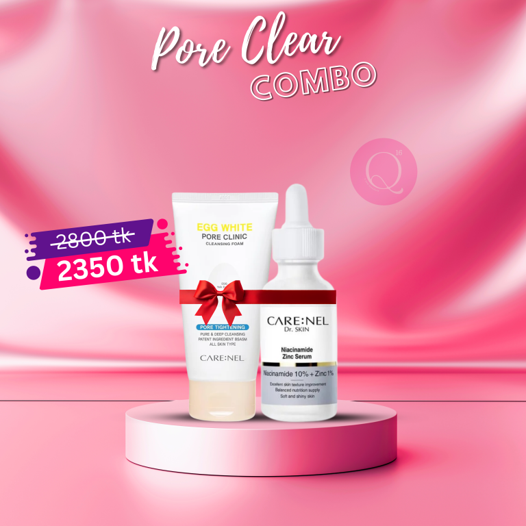 CARE:NEL Pore Clear Combo with cleansing foam and serum