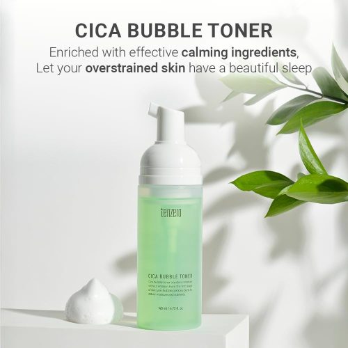 Tenzero Cica Bubble Toner bottle