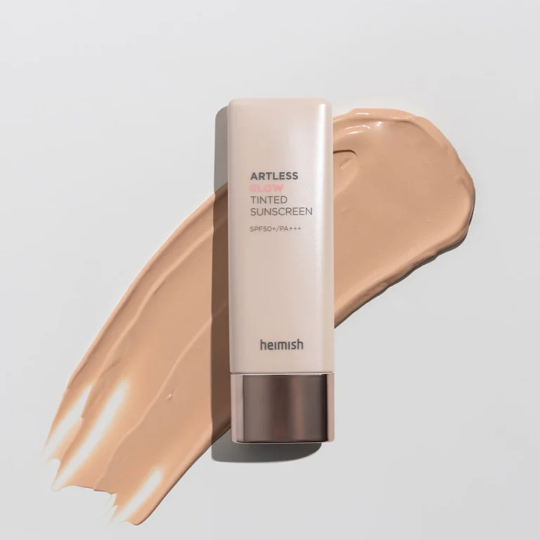 Heimish Artless Glow Tinted Sunscreen Shine Beige 40ml tube packaging