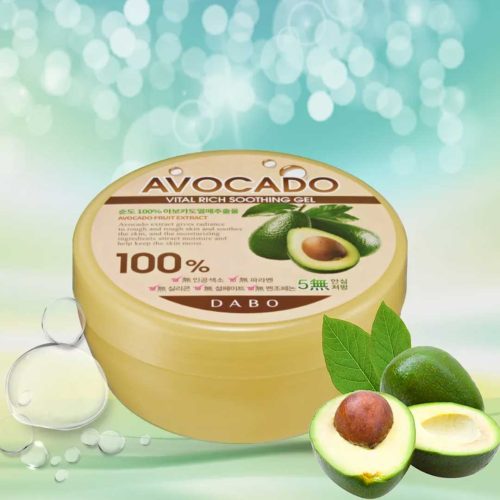 Dabo Avocado Vital Rich Soothing Gel 300g tub packaging