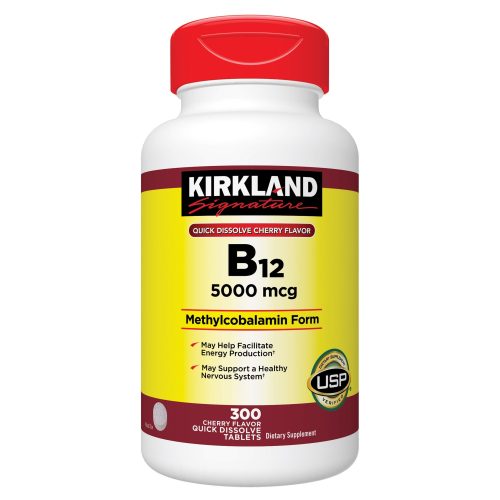 Kirkland Signature Quick Dissolve B‑12 bottle