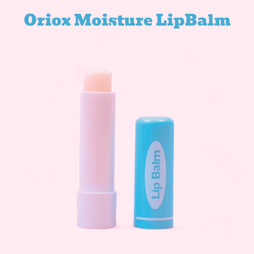 ORIOX Moisture Lip Balm 4.8g stick, designed to hydrate and protect lips.