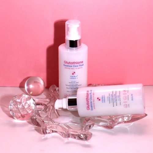 Beaute Glutathione Essence Cica Fluid 200ml original silver and white bottle