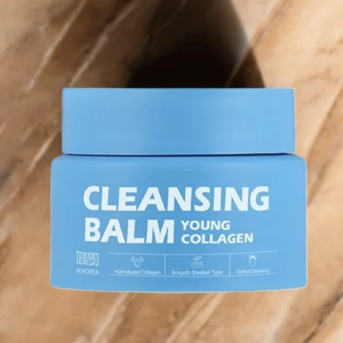 Tenzero Young Collagen Cleansing Balm jar