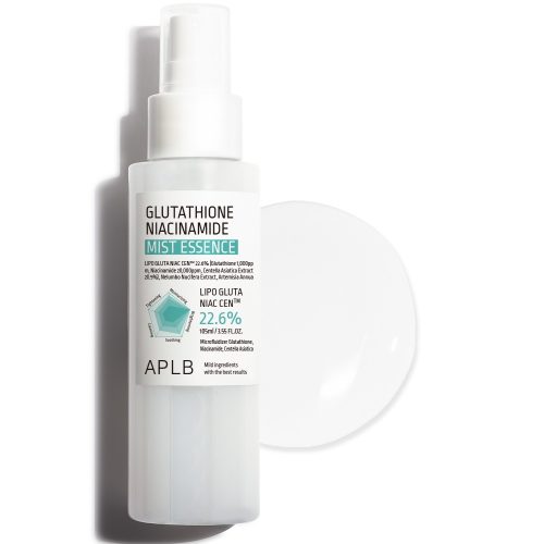 APLB Glutathione Niacinamide Mist Essence 105ml original silver spray bottle