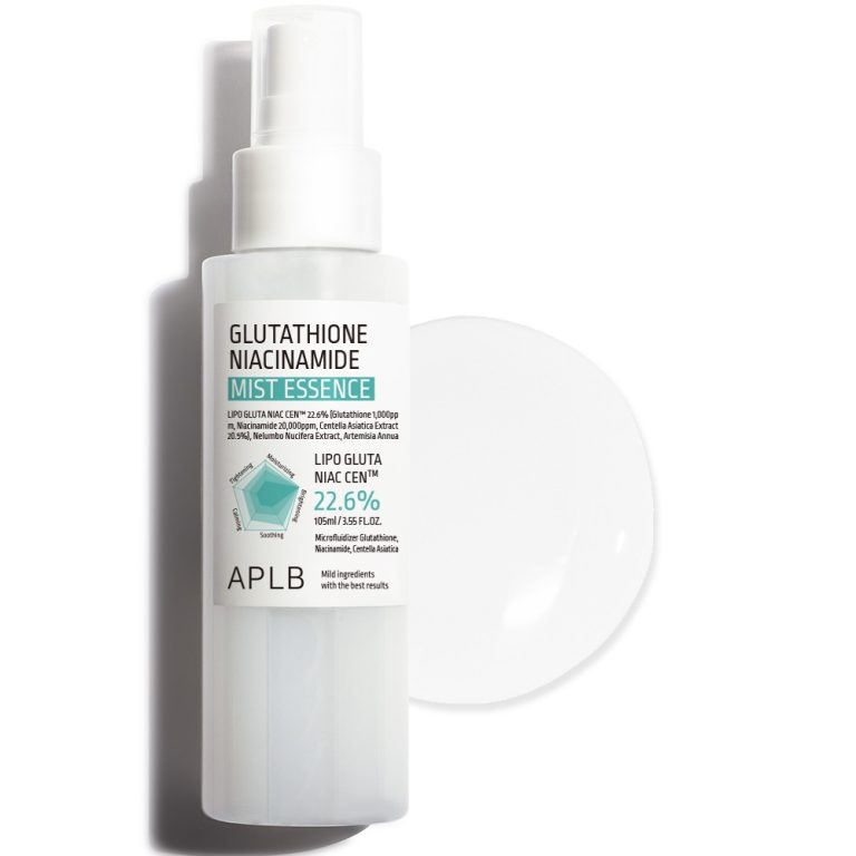 APLB Glutathione Niacinamide Mist Essence 105ml original silver spray bottle