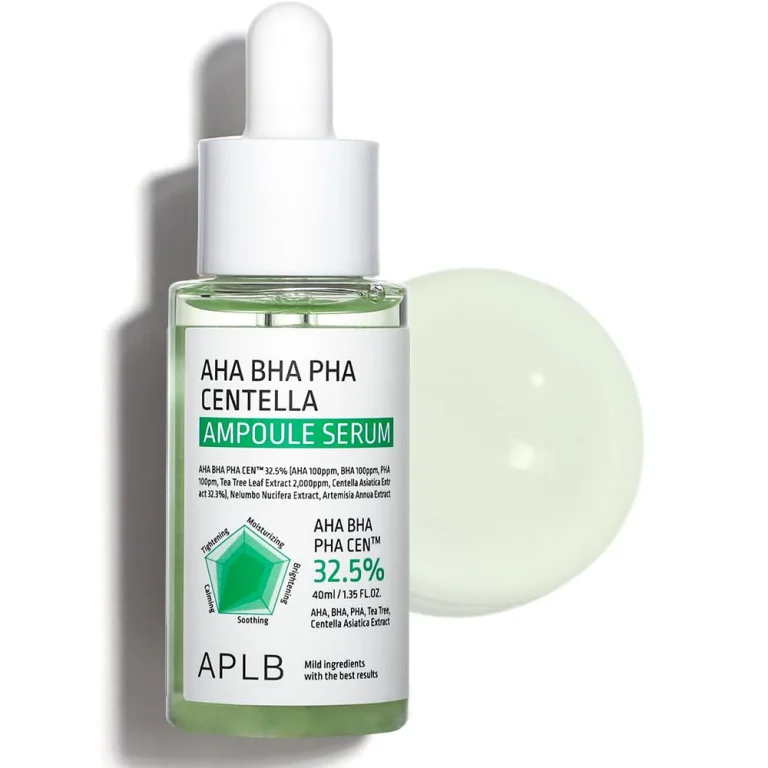 APLB AHA BHA PHA Centella Ampoule Serum 40ml original green dropper bottle