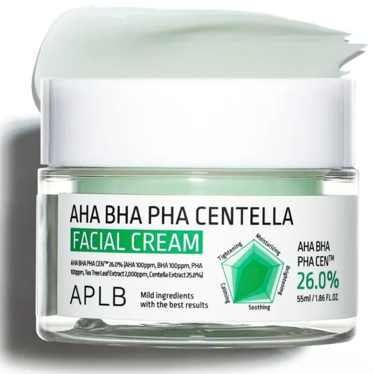APLB AHA BHA PHA Centella Facial Cream 55ml original Korean jar packaging