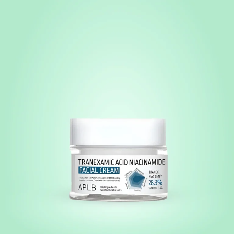 APLB Tranexamic Acid Niacinamide skincare serum bottle for brightening and evening skin tone.