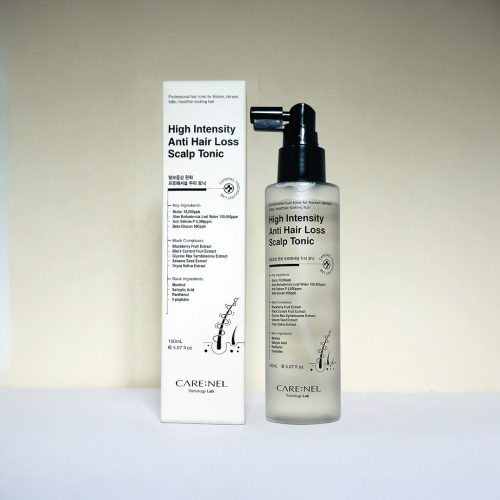 Care:Nel High Intensity Anti Hair Loss Scalp Tonic 150ml bottle packaging