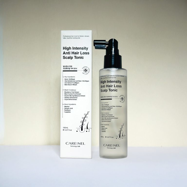 Care:Nel High Intensity Anti Hair Loss Scalp Tonic 150ml bottle packaging