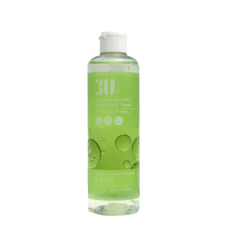 DABO 30 Days Green Tea Avocado Nourishing Toner 150ml bottle packaging