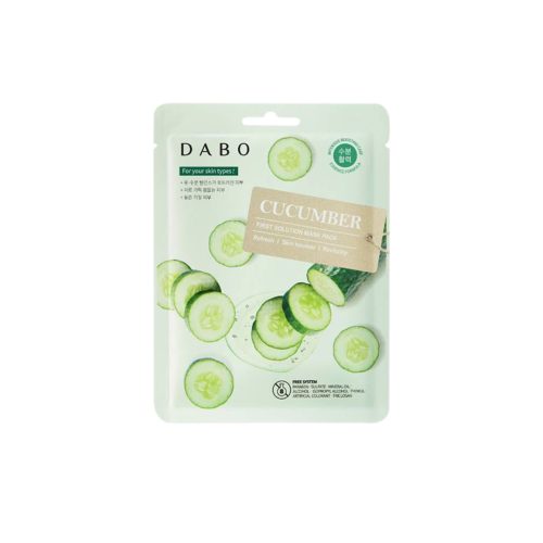Dabo First Solution Sheet Mask Pack - Cucumber 23g packaging
