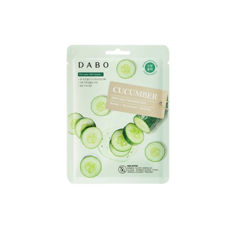 Dabo First Solution Sheet Mask Pack - Cucumber 23g packaging