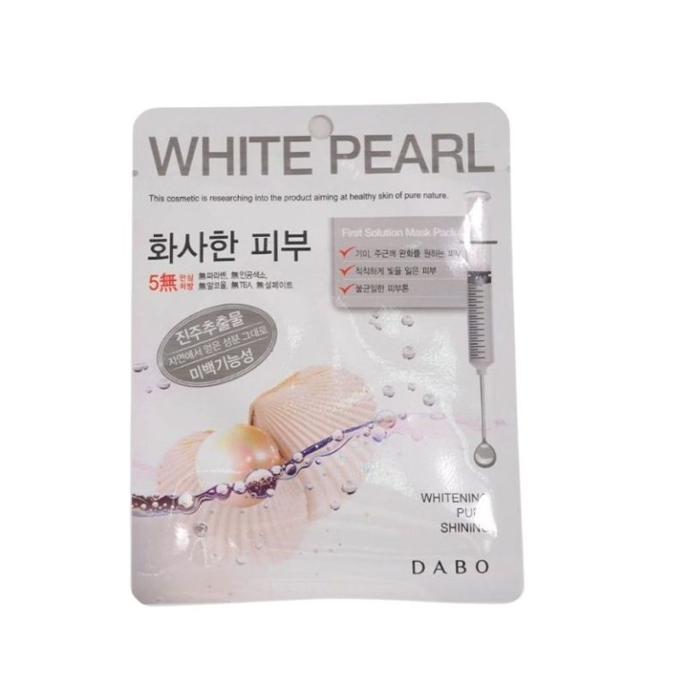 Dabo First Solution Sheet Mask Pack - White Pearl 23g packaging