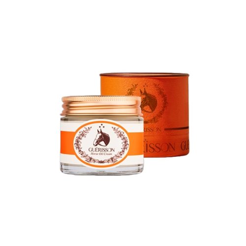 GUERISSON Horse Oil Cream 70g jar, formulated to moisturize and improve skin elasticity.