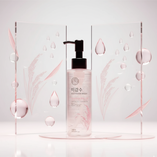 The Face Shop Rice Water Bright Cleansing Oil bottle