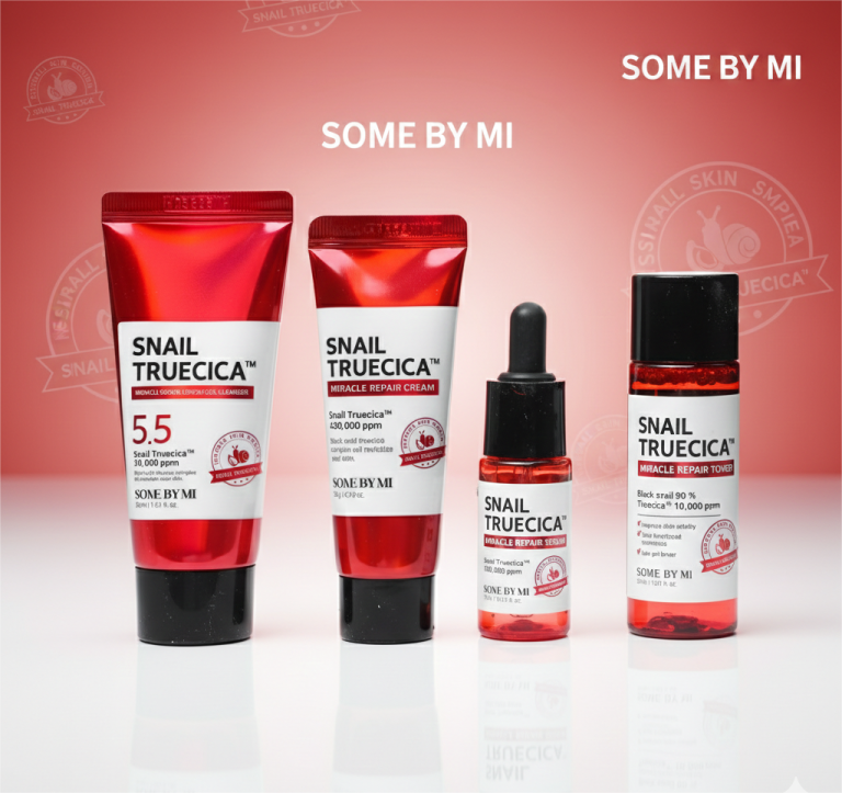 Some By Mi Snail Truecica skincare products