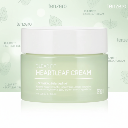 Tenzero Heartleaf Nourishing Cream jar