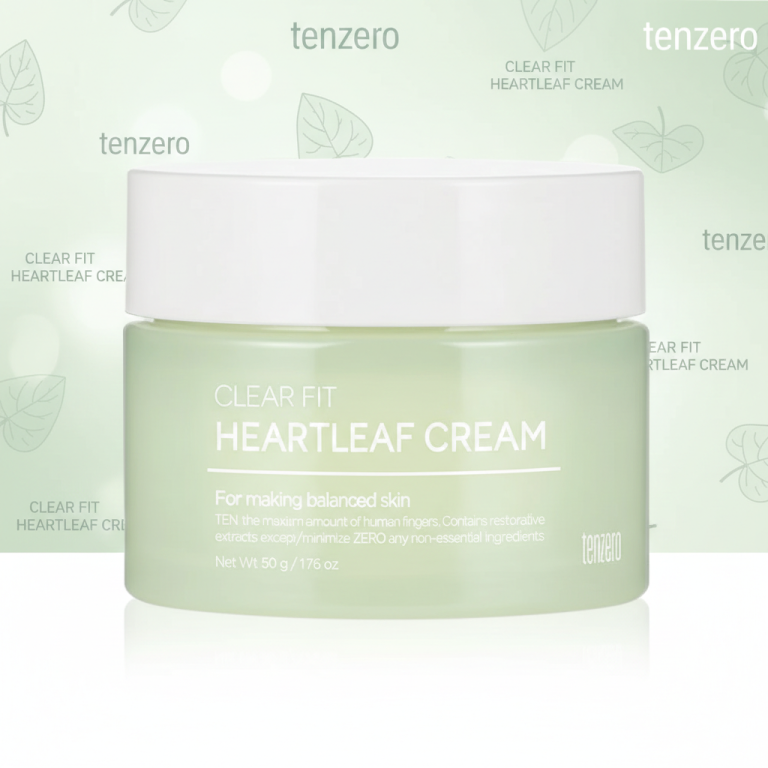 Tenzero Heartleaf Nourishing Cream jar