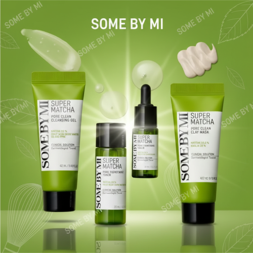 Some By Mi Super Matcha Pore Care Starter Kit products