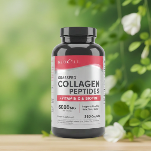 Neocell Grassfed Collagen Peptides plus Vitamin C and Biotin 360 Tablets original packaging