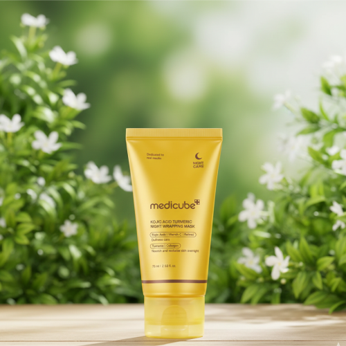 Medicube Kojic Acid Turmeric Night Wrapping Mask tube