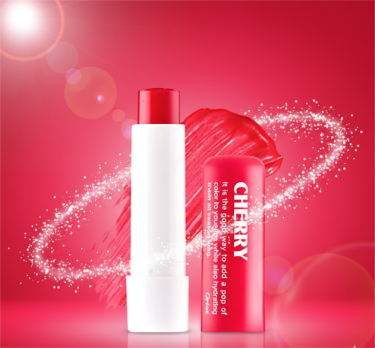 ORIOX Tinted Lip Balm Cherry 4.8g hydrating lip care original packaging