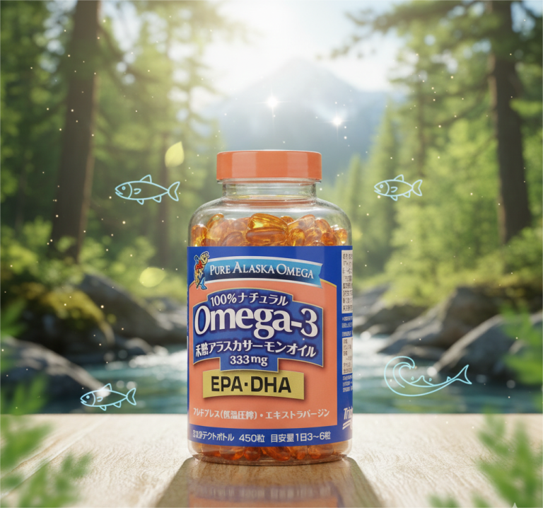 Pure Alaska Omega-3 Wild Alaskan Salmon Oil 450 softgels bottle