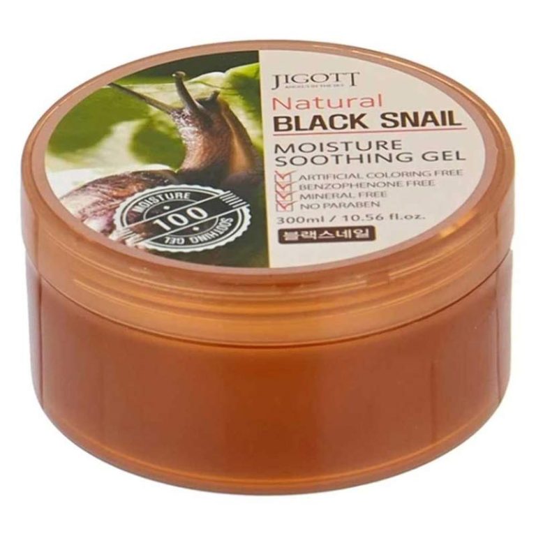 Jigott Black Snail Soothing Gel jar
