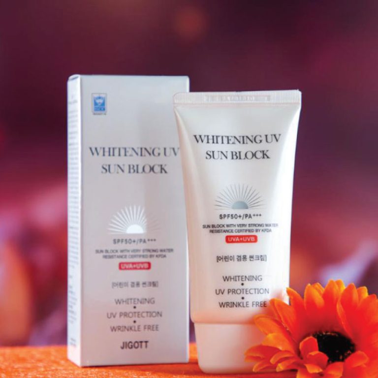 Jigott Whitening UV Sun Block tube