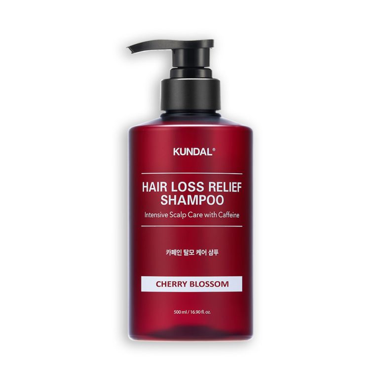 Kundal Hair Loss Relief Shampoo Cherry Blossom bottle