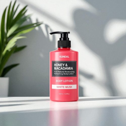 Kundal White Musk Body Lotion bottle