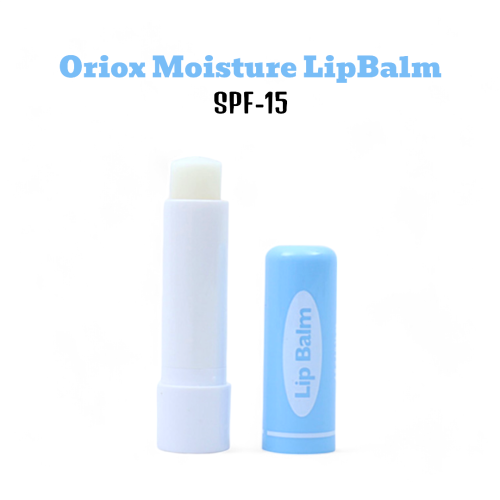 ORIOX Moisture Lip Balm 4.8g clear hydrating lip care packaging