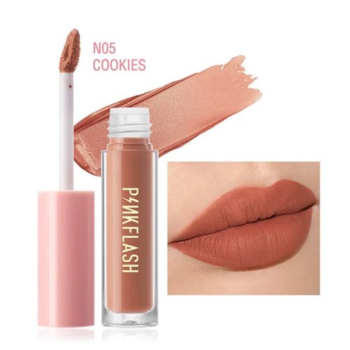 PINKFLASH Melting Matte Waterproof Lipcream L01 N05 Cookies original packaging