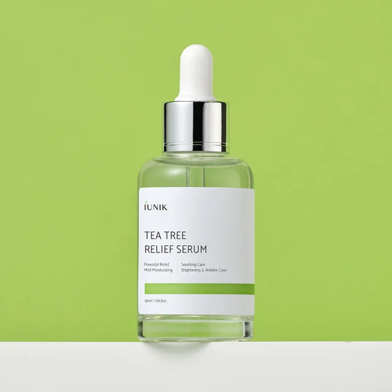 IUNIK Tea Tree Relief Serum bottle