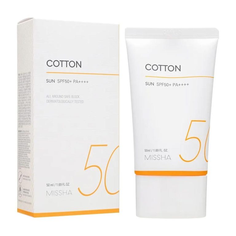 MISSHA Cotton Sun sunscreen tube
