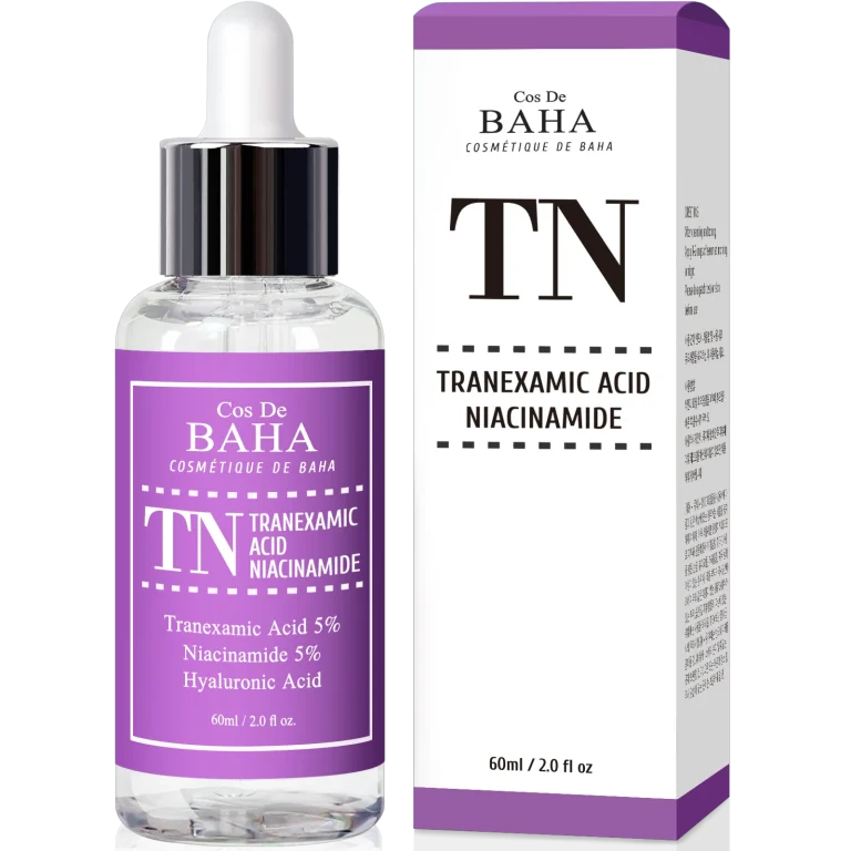 Cos De BAHA Tranexamic Acid Niacinamide Serum 30ml bottle packaging