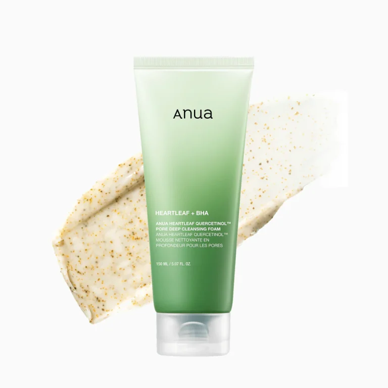 ANUA Heartleaf Pore Deep Cleansing Foam 150ml original white tube
