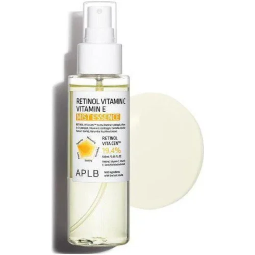 APLB Retinol Vitamin C Vitamin E Mist Essence 105ml original purple spray bottle