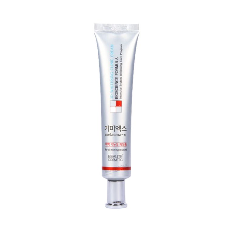 Beaute Melasma-X 3D Whitening Renewal Cream 40ml jar for skin brightening and melasma care.